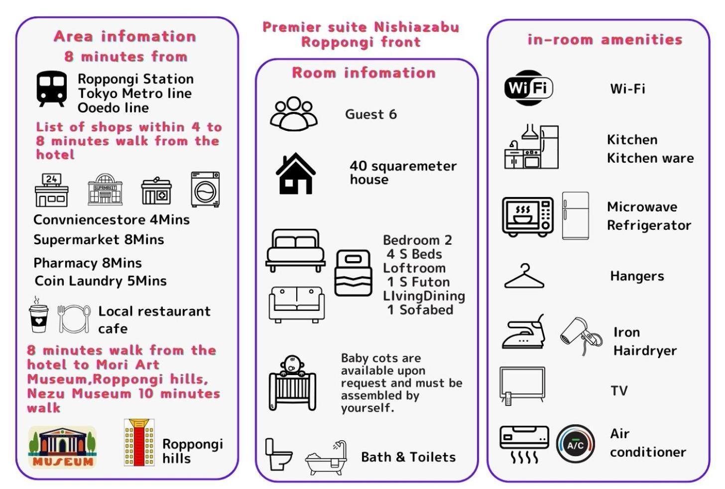 טוקיו Premier Suite Nishiazabu Roppongi Front מראה חיצוני תמונה